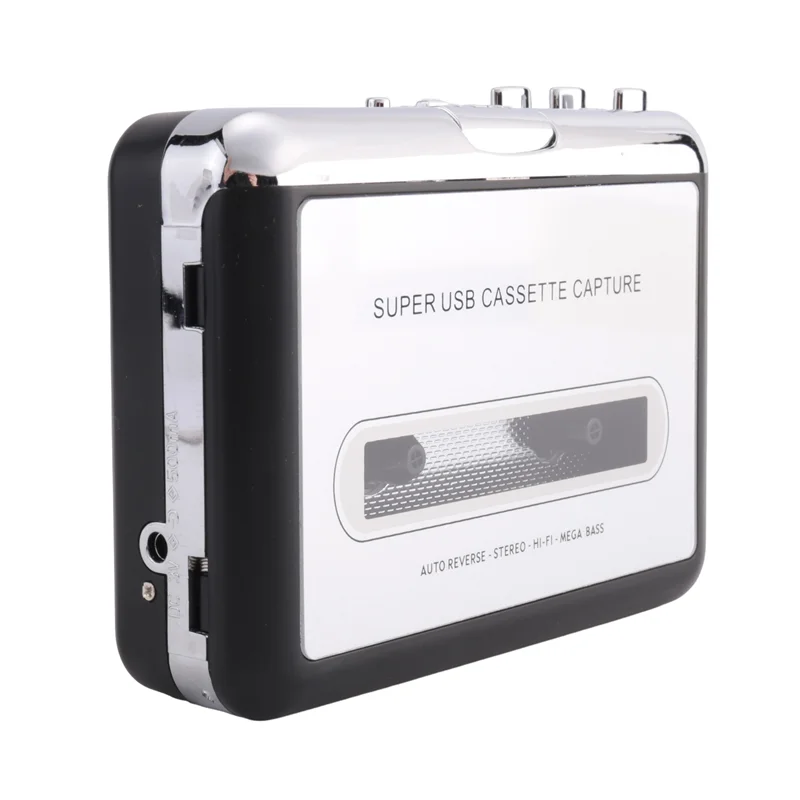 B92B-Cassette Player Cassette To MP3 Converter Capture Audio Music Player Convert Tape Cassette On Tape To PC Laptop Via USB
