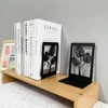 Botanical Pattern Book Ends for Book Lovers Heavy Duty L-Shaped Metal Bookends Organise Books Book Stands for Men Women 5