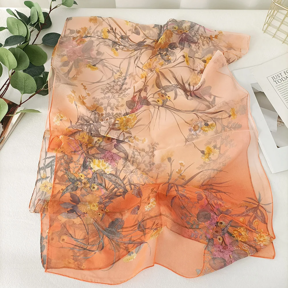 Women's Elegant Chiffon Georgette Bandana Scarf