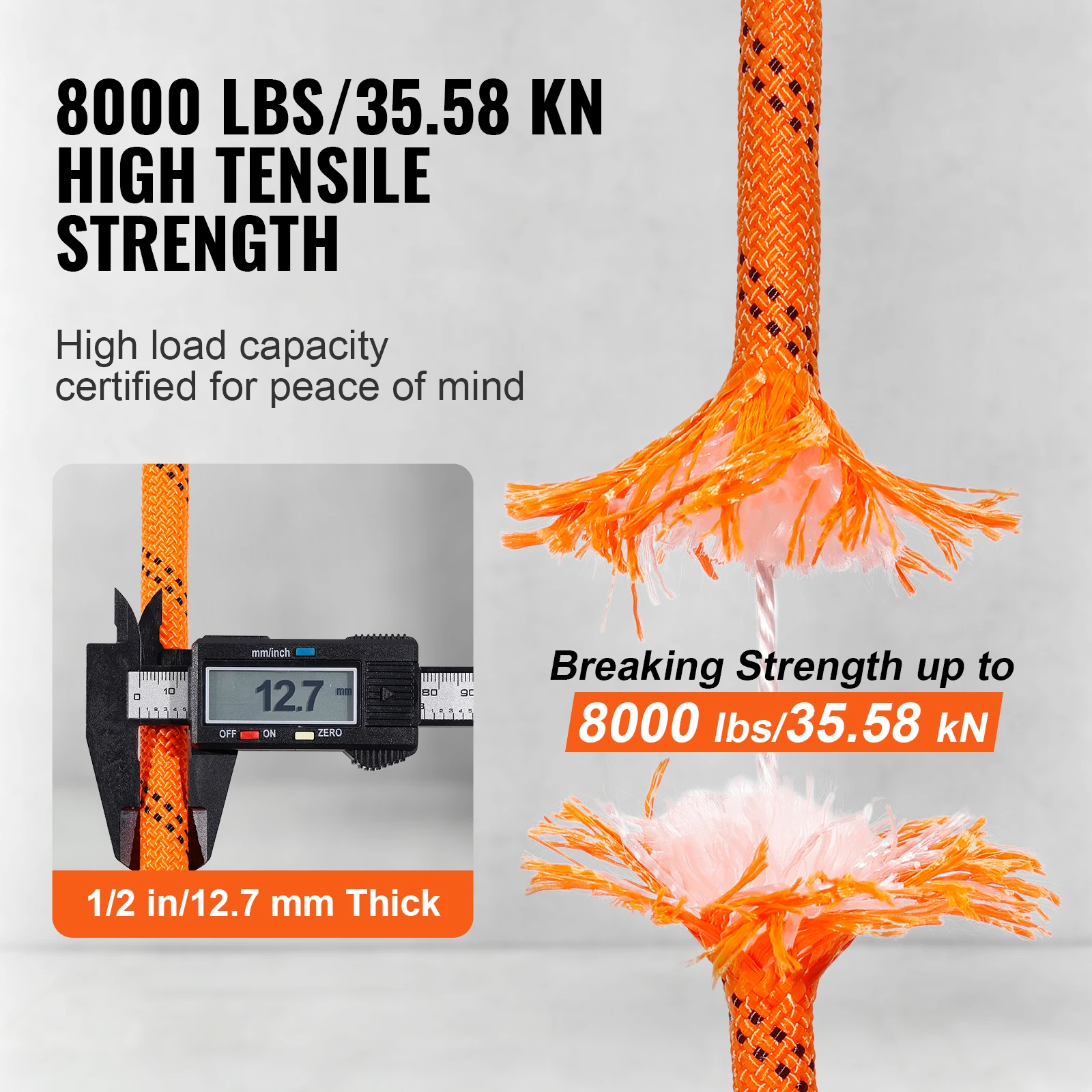 Polyester Outdoor Rope for Camping and Rappelling