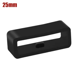Silicone Replacement Watchband Security Holder Retainer Ring - Durable Loops Locker (20-Pack) (25mm-1PCS)