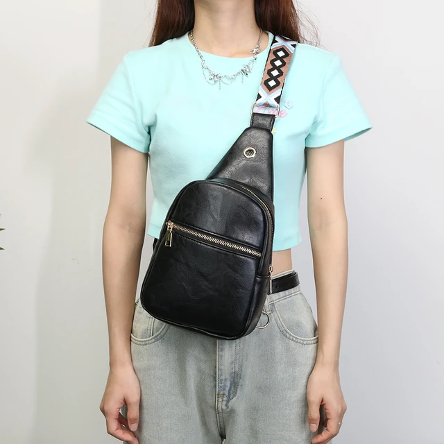 Women's New 2023 Chest Bag Women's Waist Bag Texture Crossbody Bag Single  Shoulder Bag Travel Sports Bag Zero Wallet