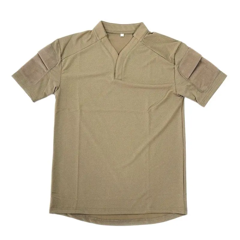 Outdoor Quick Dry Tactics Short Sleeve T-Shirt Tactical style T-shirt collar 6
