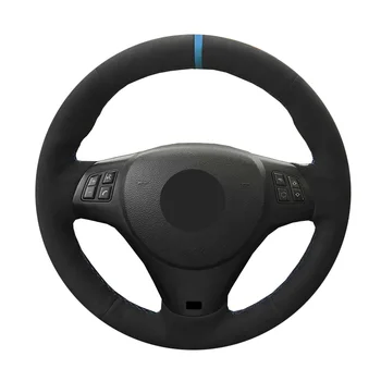 Coprivolante per auto fai da te cucito a mano autentico per BMW Serie 1 E81 E82 E87 E88/3 Serie E90 E91 E92 E93/M3 E90 E92 E93