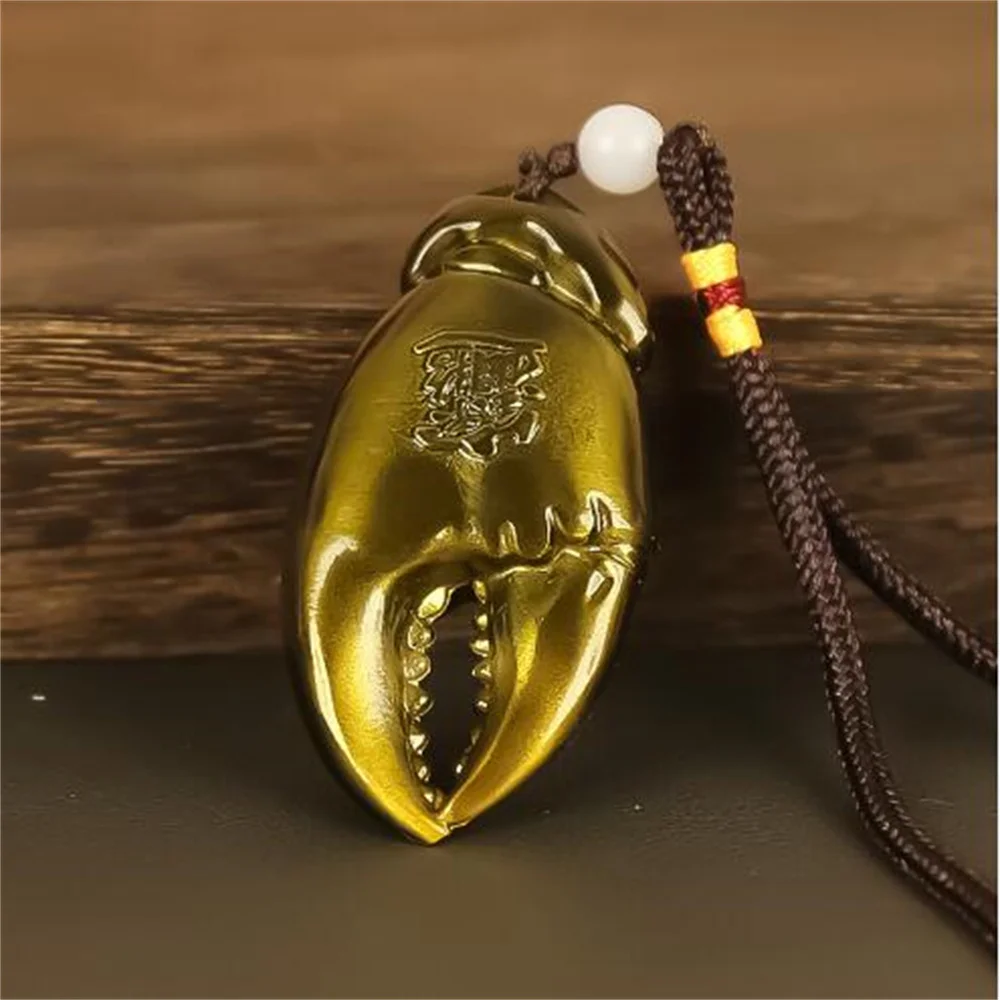 

Ручные латунные фигурки для привлечения богатства, Ручные плоскогубцы, крабы, латунные украшения для игры с подарками