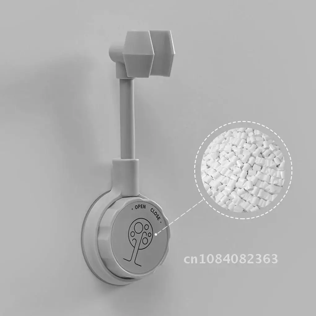 

Adjustable Shower Head Holder Suction Cup Shower Holder Universal Bathroom Bracket Nozzle Base Stand Punch-Free 360°Rotation 1pc