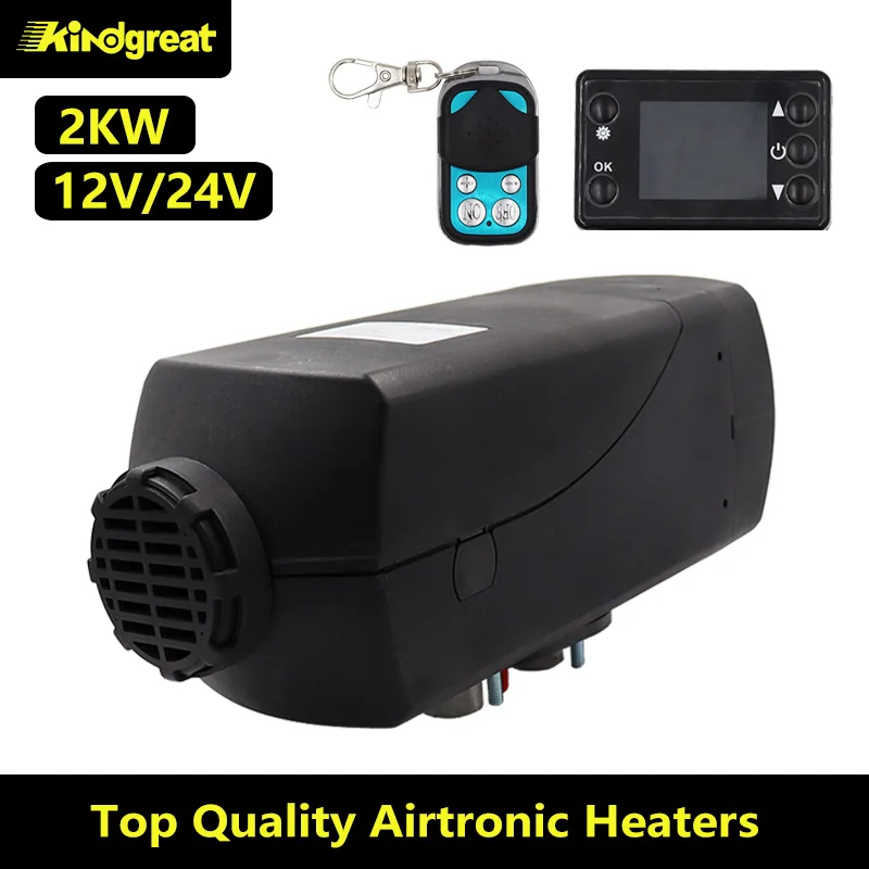 

Air Diesels Heater Parking Heater Car Heater 2KW 12V With Remote Control LCD Monitor for for RV,Motorhome Trailer,Trucks,Boats