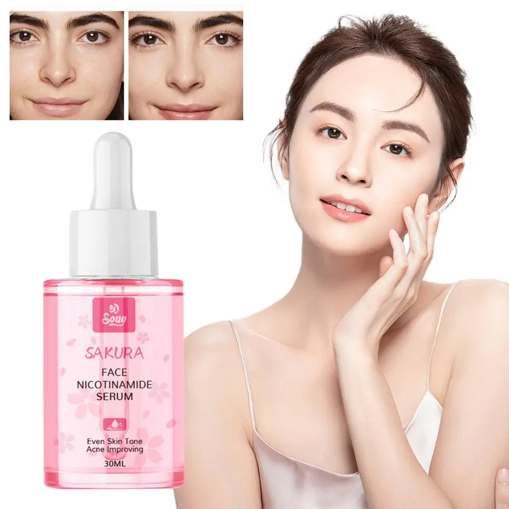 سيروم ساكورا نياسيناميد 10% للوجه - ترطيب تفتيح وت...