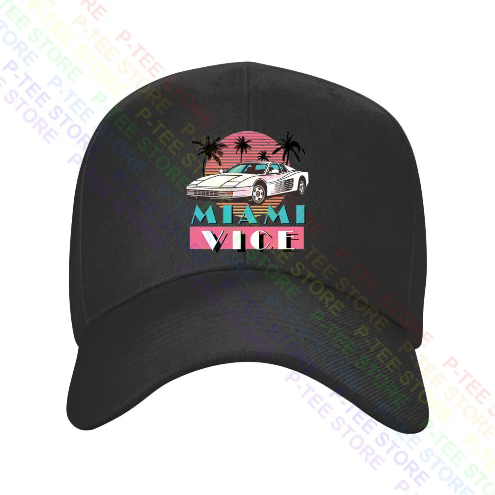 Miami Vice Vintage, Miami Beach, Berretto Da Baseball Miami Florida Cappellini Snapback Cappello Da Pescatore Lavorato A Maglia