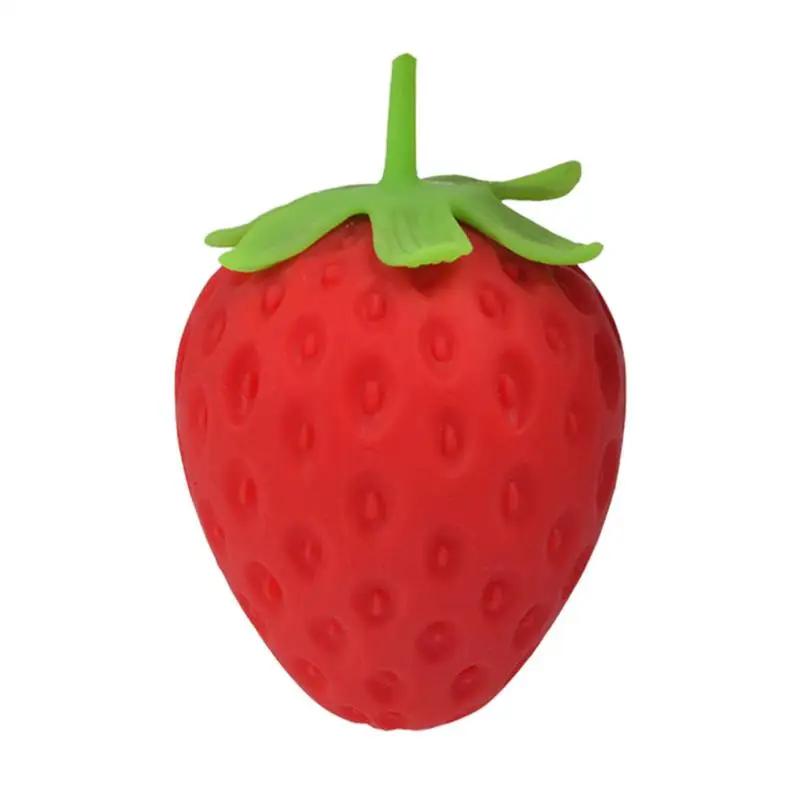 

Reduce Pressure Toys Stress Relief Color Changing Strawberry Tricky Toys Funny Eye-catching For Easter Basket Stuffers Kids Gift