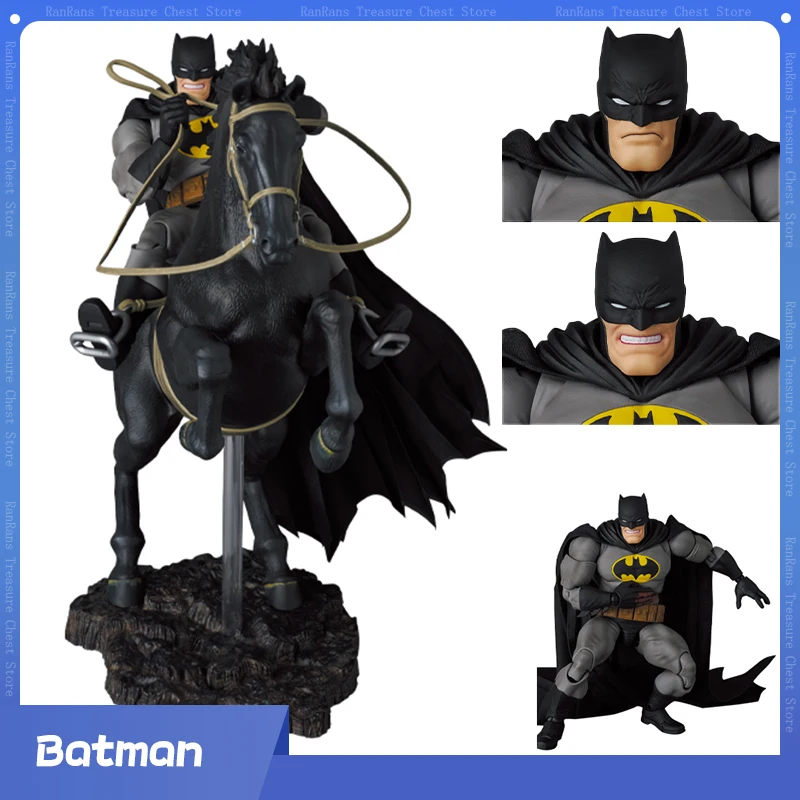 Original Medicom Toys The Dark Knight Returns Batman Toys Horse Figure 205 Mafex Action Figurine Model Statue Regali Da Collezione