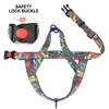 Quick Control Dog Harness With Handle No Pull Nylon Dogs Vest Harness Colorfull Print Pet Harness Adjustable Bulldog Chihuahua 3
