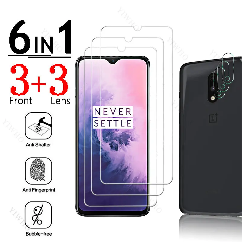officiel Kvadrant Spaceship 6in1 Full Cover Glass for Oneplus 7 Fingerprint Unlock for Oneplus 7T T Pro  Screen Protector Protective Steel Safety Camera Lens - AliExpress