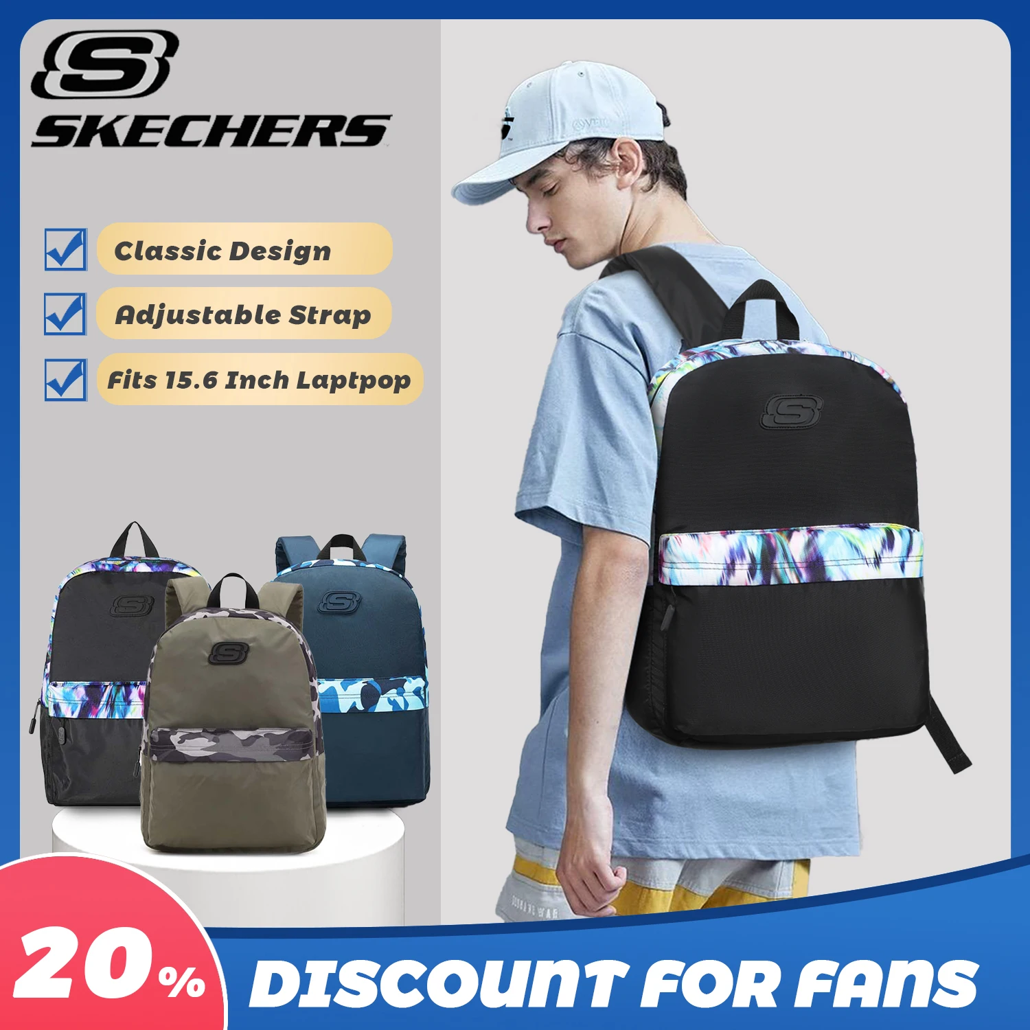 Skechers Ultra Light Men | Skechers Backpack | Daypack Backpack | Travel Backpack - Backpacks Aliexpress
