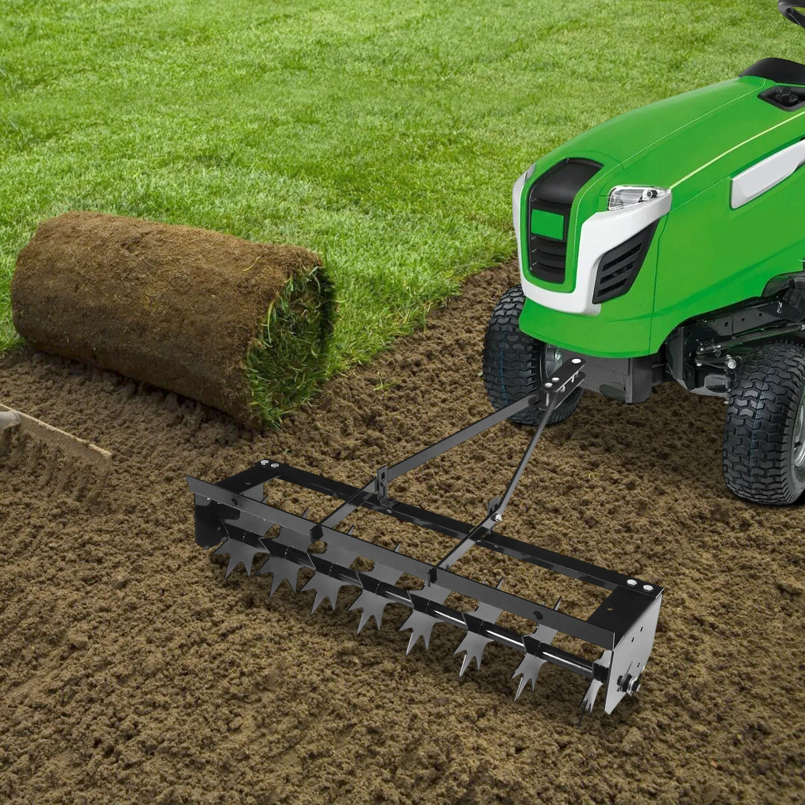 Tow Behind Lawn Aerator Main View