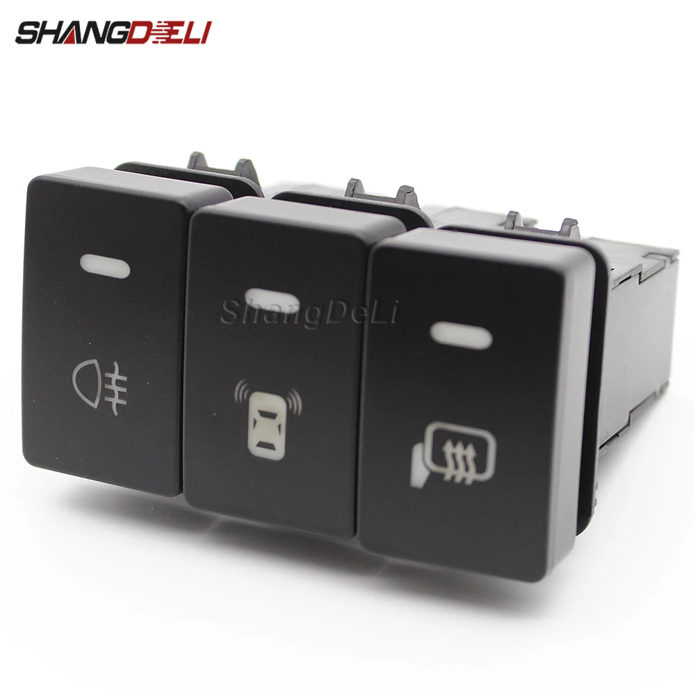 Pulsante Interruttore Riscaldamento Specchio Fendinebbia Anteriore A Led Per Honda Fit Hrv Crv Vezel 2017 2018 2019 2020 2021 Con Filo