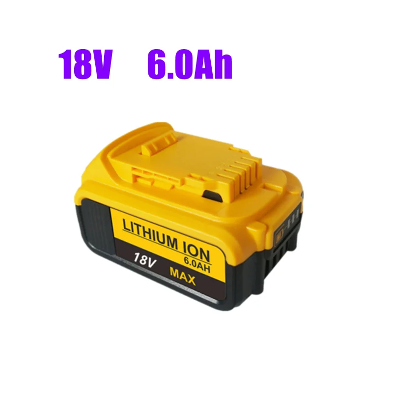 Сменный литий-ионный аккумулятор Dewalt Tools 18 в 6000 Ач DCB200 DCB184 DCB181 для