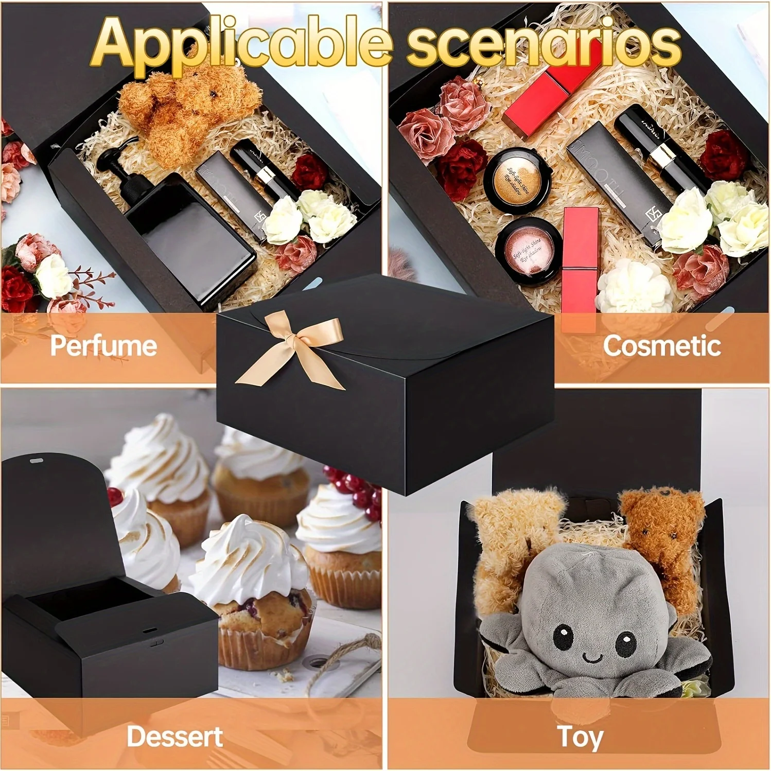 10pcs Gift Box, Gift Packaging with Covered Paper, Proposal Box, Suitable for Birthday Parties, Weddings, Valentine's Day Gifts