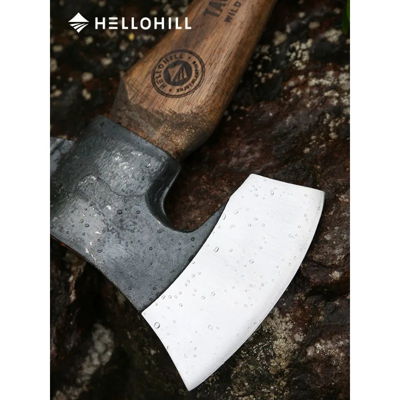 Outdoor Camping, Hunting and Emergency Axe High Manganese Steel Handmade Multipurpose Tomahawk Portable