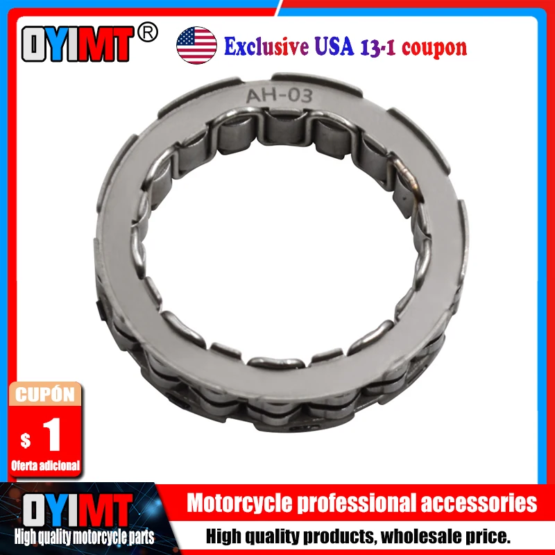 Motorcycle Part One Way Bearing Starter Clutch Overrunning Clutch Bead For Aprilia Tuareg 600 1990