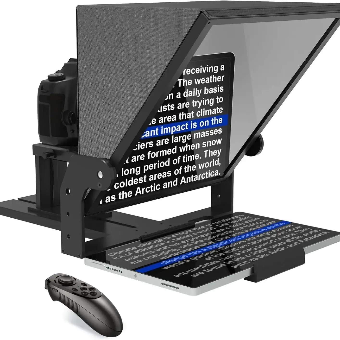 CANALHOUT16 ユニバーサル調整可能テレプロンプター ビデオカメラ/DSLR撮影