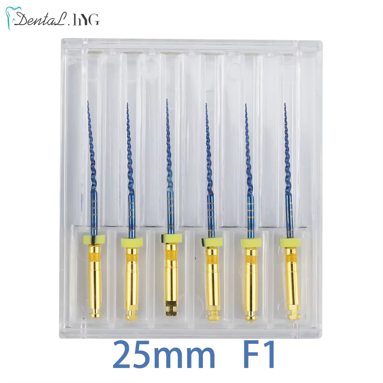 Premium Gold Endodontic Rotary Files - Nickel Titanium Dental Instrument