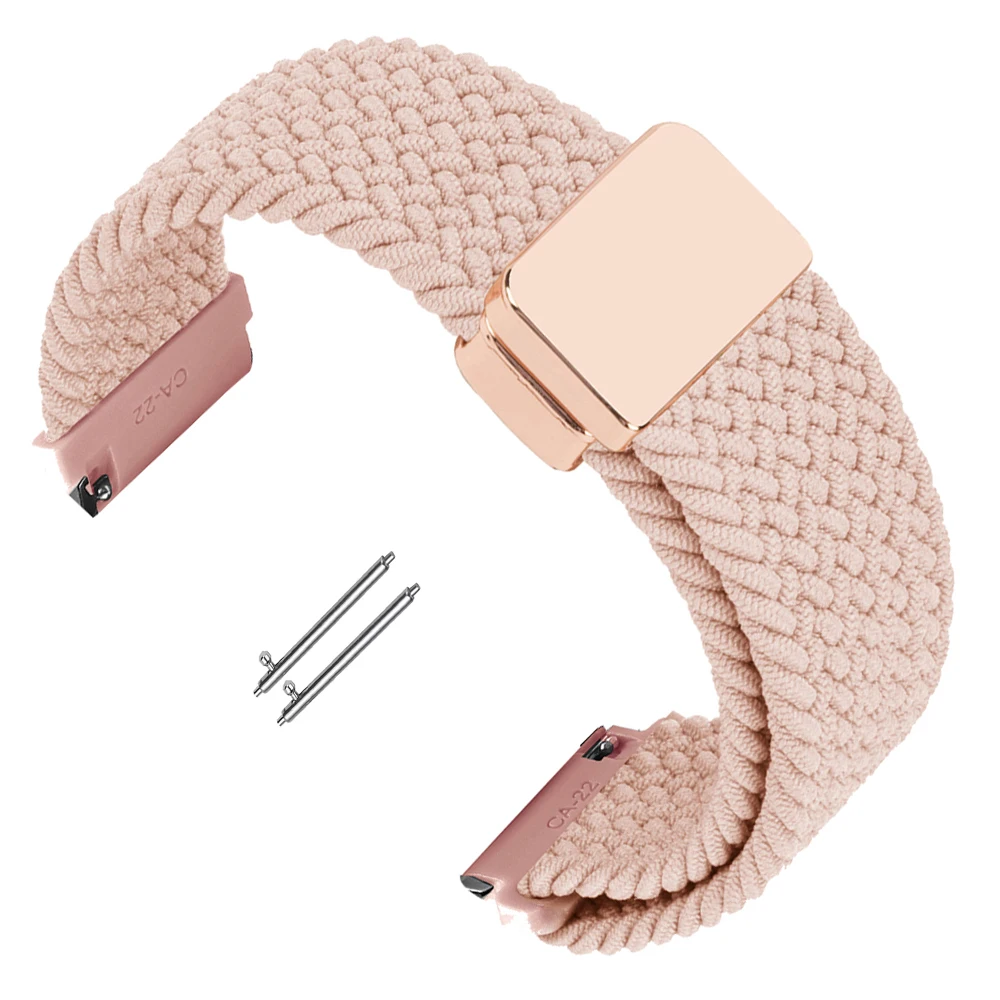 Magnetic Braided Loop Nylon Strap - 20mm/22mm Bracelet
