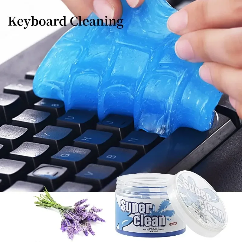 2pcs Car Cleaning Gel Car Detail Tool Cleaning Gel Cars Interior Putty  Cleaner Keyboard Notebook Clean Reusable Gels Magic Clean