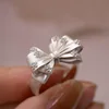 Bague Girlbible en argent sterling 925 pour femme, couple, minimaliste, faite à la main, rétro, avec pierre noire, bijoux de fête, cadeau, anti-allergie