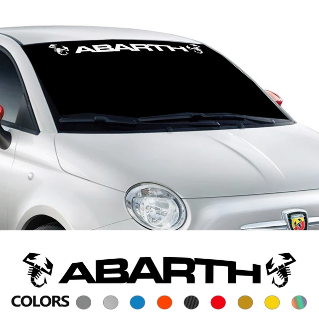 Auto Windschutzscheibe Aufkleber Für Fiat 500 Abarth 595 E L C Grafiken  Auto Vorn Hinten Windschutz Styling Vinyl Decor Decals zubehör - AliExpress