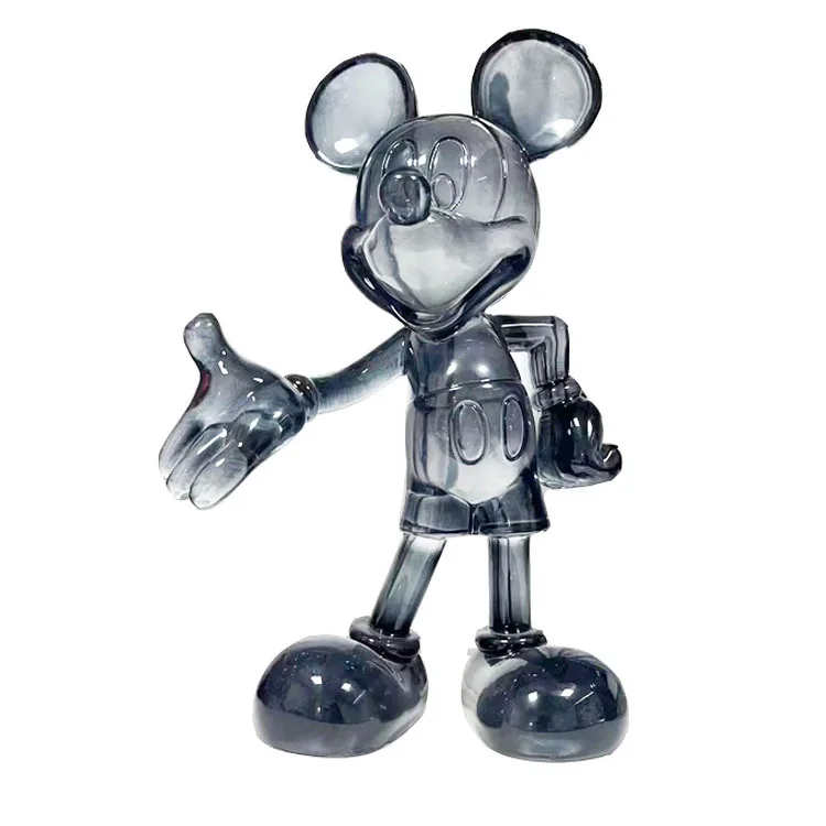 Disney Crystal Beckoning Hand Mickey Transparent Figures