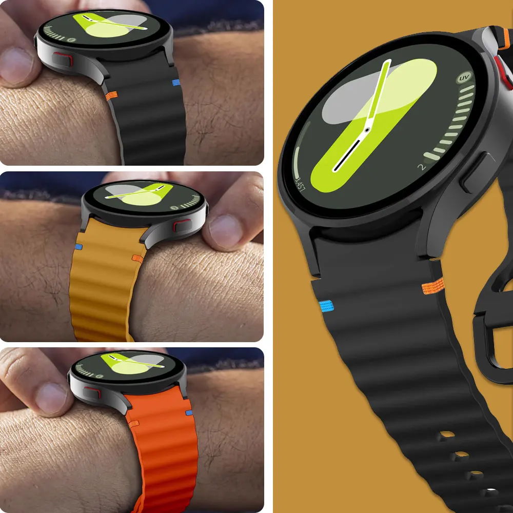 Premium Silicone Sport Strap for Galaxy Watch - Durable and Comfortable Wristband Replacement