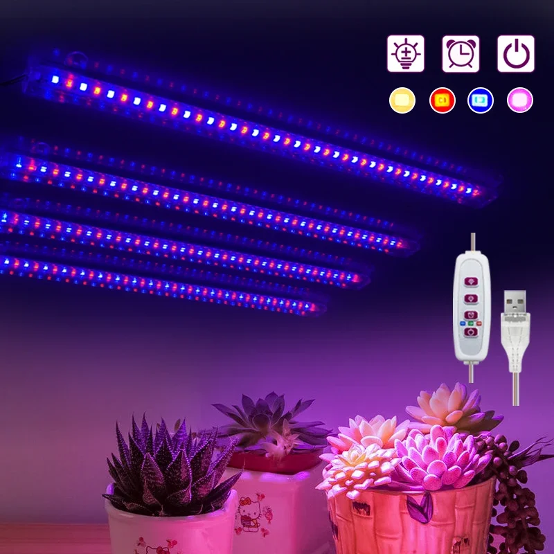 Full Spectrum LED Grow Light USB 5V for Indoor Plants and Seedlings