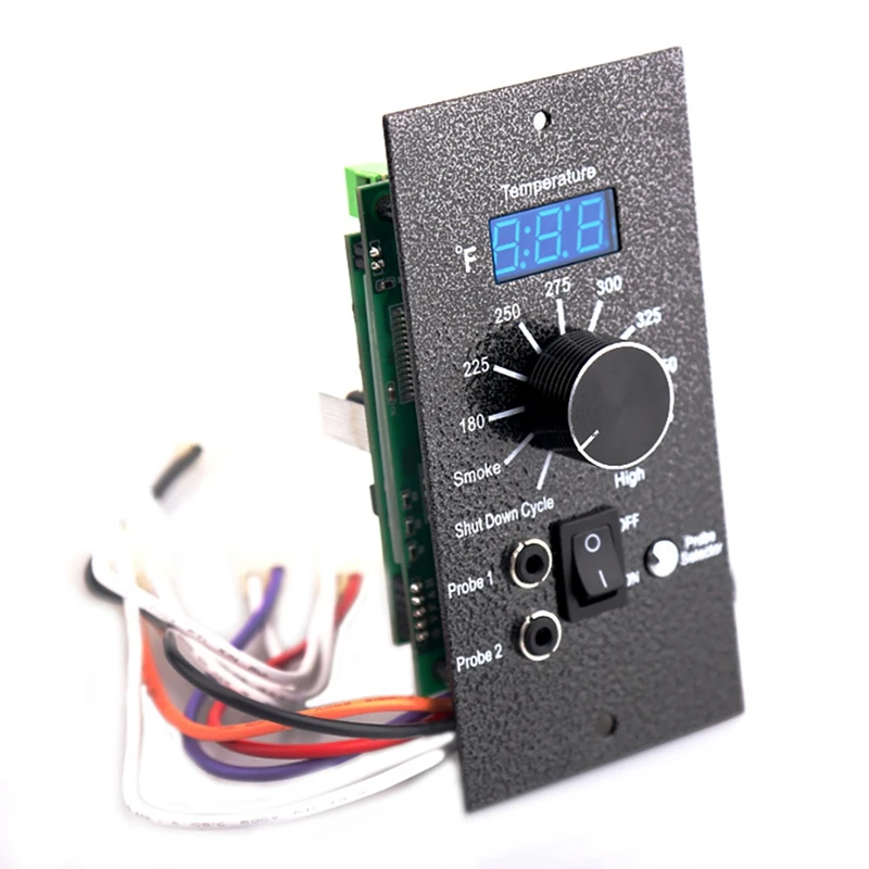 

TRAC039-F Temperature Controller With Meat Probe Holes Smoke Control TR-039-F For TRAEGER Wood Pellet Grill US Plug