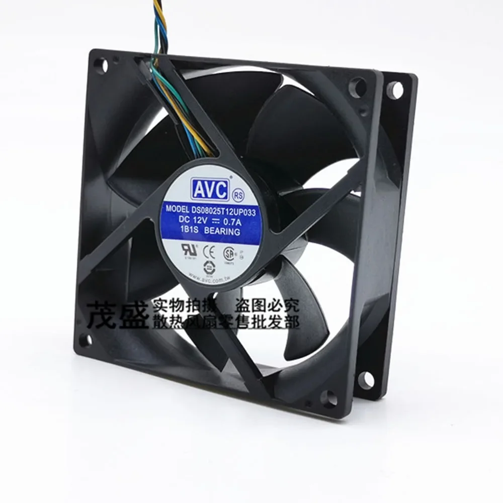 PWM ð ǳ, AVC 8025, 8cm ǳ 4   ds08025t12u, 12V, 0.70a, 4 , 8cm, 80X80X25mm, , ǰ