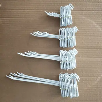 Crochets universels pour panneaux en filet, 10 pièces, cintres réutilisables pour panneaux en maille, crochet de rangement en métal résistant à l'usure, affichage de stockage amovible pour magasin 1