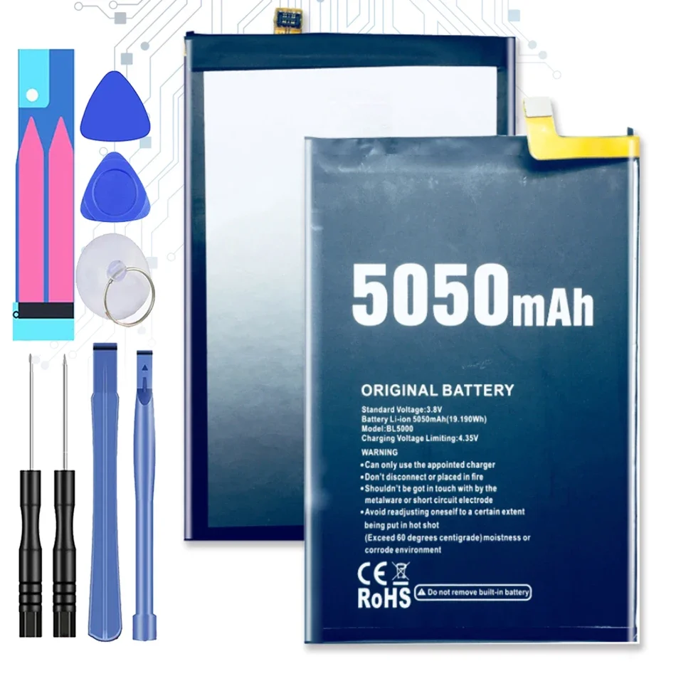 

Сменный аккумулятор BL5000 Для DOOGEE BL5000 BL 5000 5050 мАч + номер отслеживания