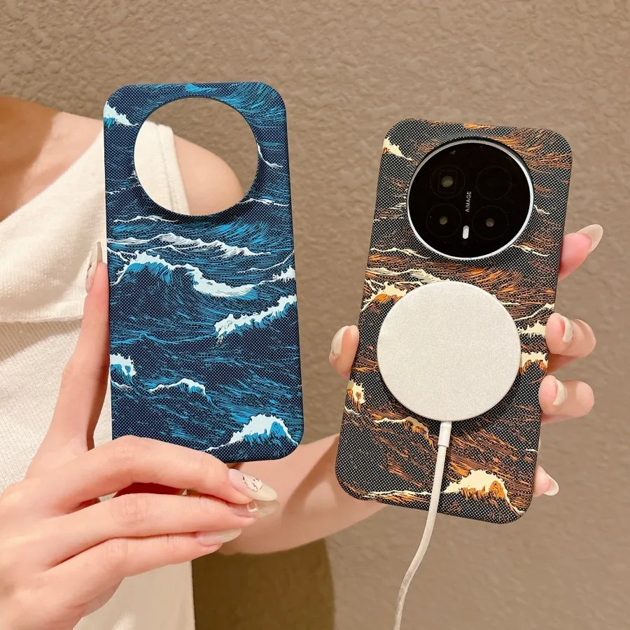Wave Pattern Borderless Ultra-Thin Phone Case