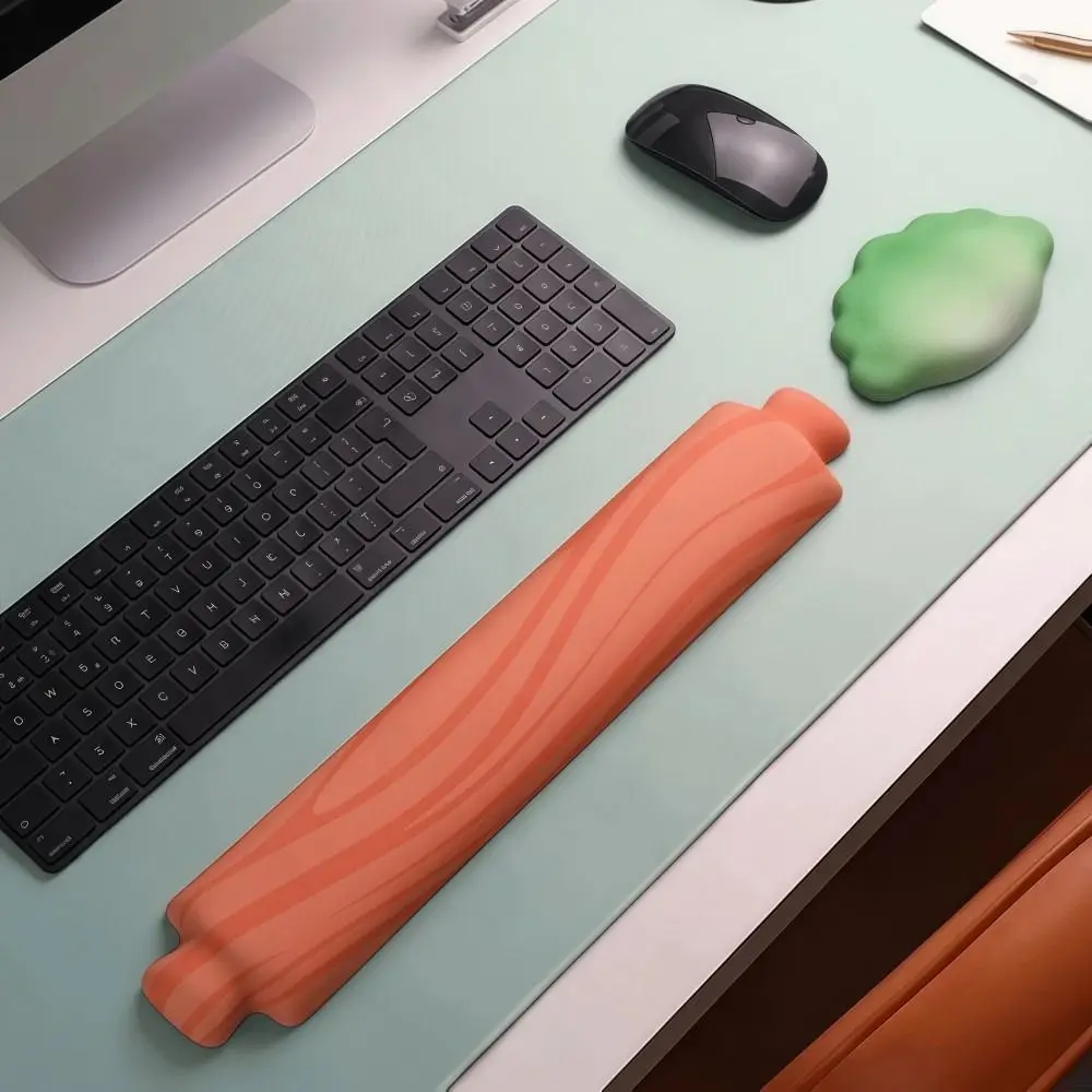 Dumpling Mouse Wrist Rest Memory Foam Comfort Keyboard Hand Rest Ergonomic Relieve Fatigue Mouse Pad Wrist Rest For Office Games 4
