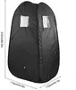 Portable Home Sauna Tent Pop Up Privacy Dressing Changing Room for Camping Biking Toilet Shower Beach Outdoor Without Steamer 2
