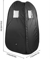 Portable Home Sauna Tent Pop Up Privacy Dressing Changing Room for Camping Biking Toilet Shower Beach Outdoor Without Steamer 2
