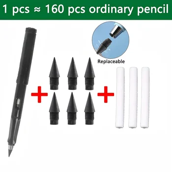 10 pz/set illimitato eterno nuovo matita senza inchiostro scrittura matita magica per la scrittura schizzo artistico cancelleria penna kawaii materiale scolastico