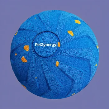 Palla giocattolo interattiva per cani Materiale E-TPU Palla di movimento intelligente rimbalzante e rotante casuale per cani Giocattolo resistente alla masticazione