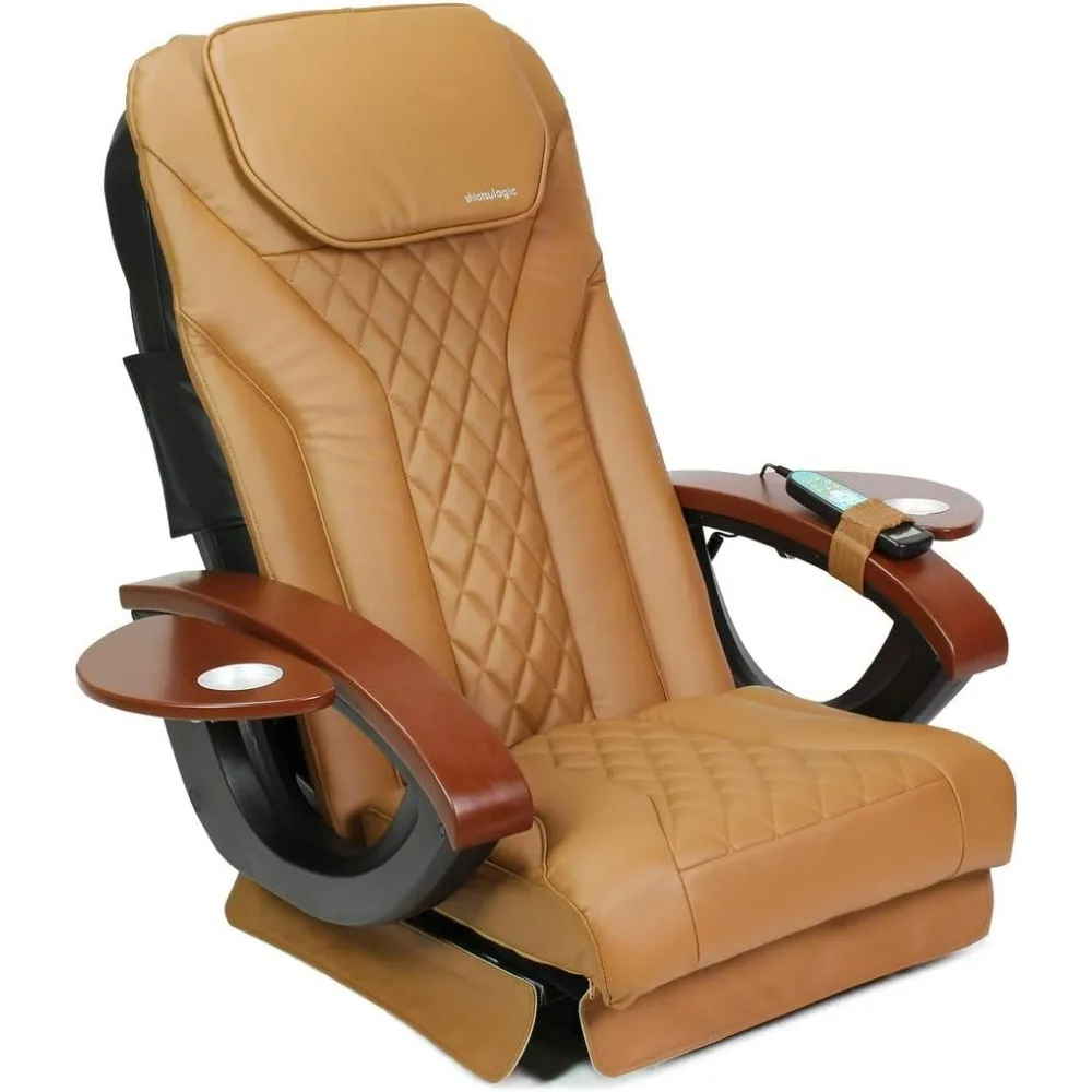 Shiatsulogic Pedicure Chair Cushion Cover Acetone Resistant Faux Leather Vabration Massage Cushion Cappuccino
