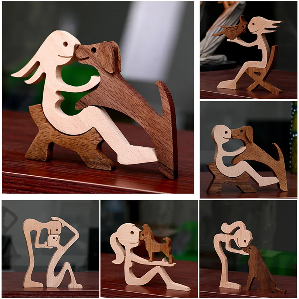 Wooden dog figurine - Image 6