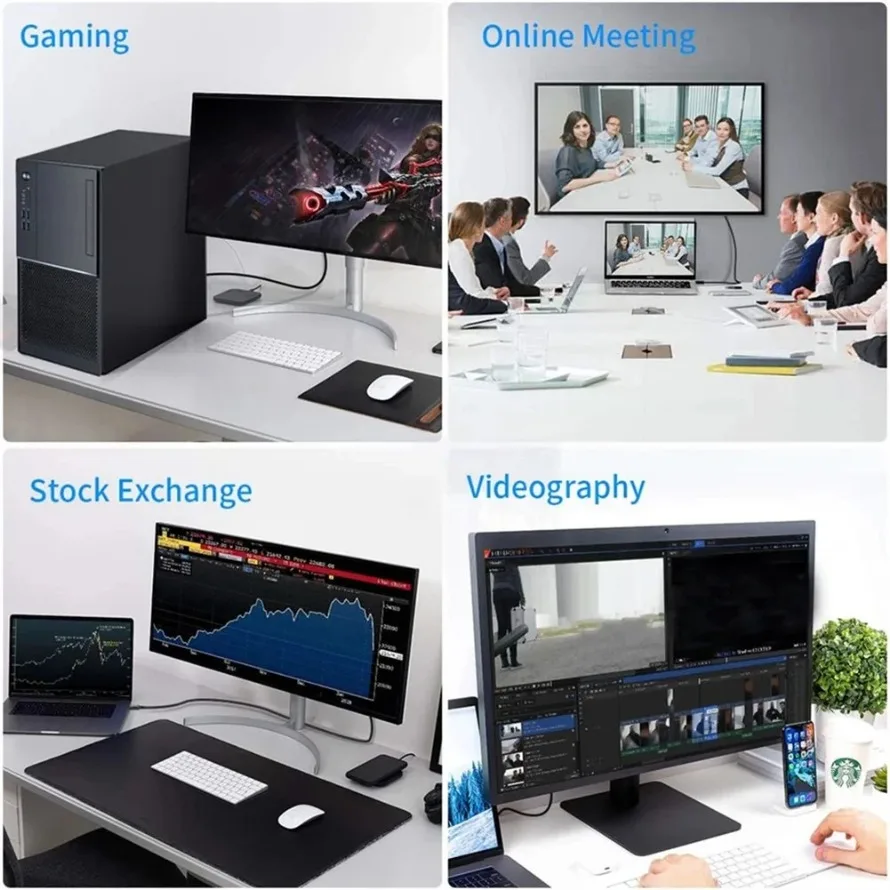 4K DisplayPort to HDMI Cable 5