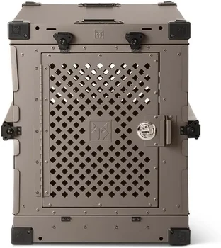 Impact Collapsible Dog Crate - High-Strength, Powder-Coated Aluminum Construction with Portable, Space-Saving Design for Home 2