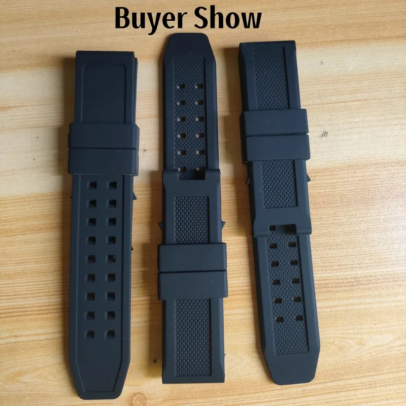 23mm Waterproof Silicone Watch Strap – Sport Dive Band