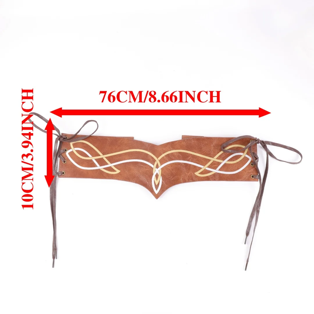 Medieval Wide Leather Armor Belt Steampunk Waist Costume Accessory Women Men Viking Knight Antique Waistband For Larp Cosplay