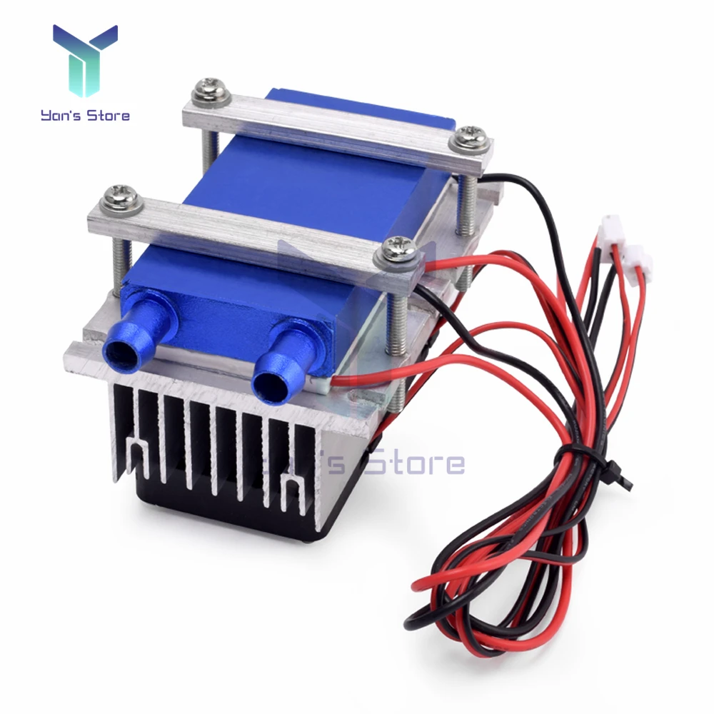 144W Thermoelectric Peltier Cooler 12V Semiconductor Air Cooling System + Brushless DC พัดลม DIY ชุด 1